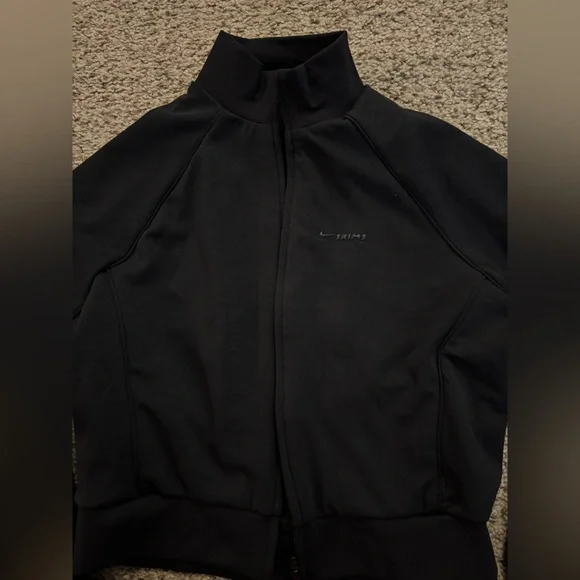 Nike SKIMS Matte Tricot Track Jack - Black Size Large NWOT - Picture 8 of 14